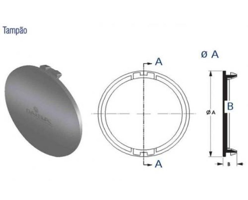 Tampao-Condulete-Pvc-3-4-Cinza-MTK034-Daisa