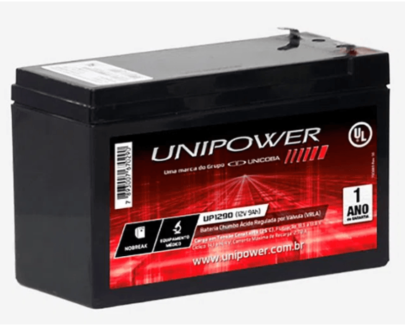 Bateria-Eletroeletronica-Retangular-Chumbo-acido-12V-9AH-F187-Up1290-06c088-Unipower