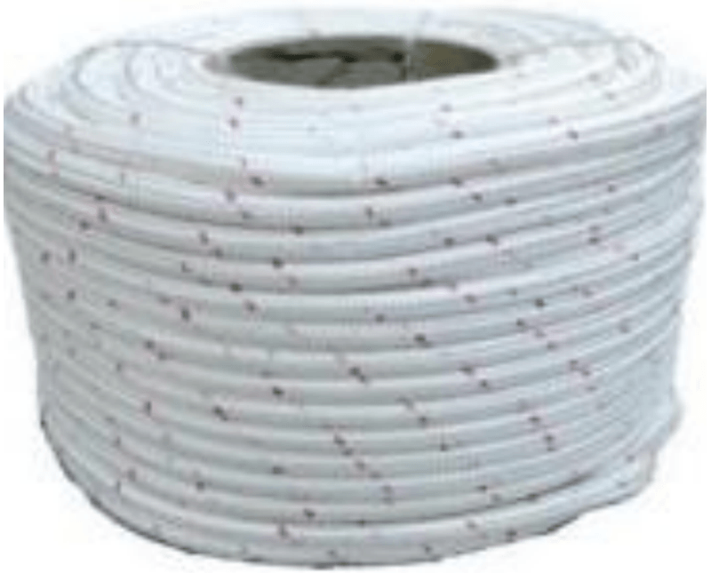 Corda-Semi-Estatica-Poliamida-Poliester-Trancada-Branca-Vermelha-12mm-20kn-USR009010-Ultra-Safe