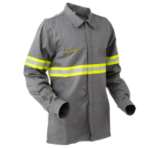 Camisa Eletricista Texion Longa Cinza II 52 C/Faixa Refletiva 431TC Jgb CA 40366