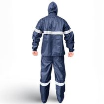 Conjunto Proteção Nylon Azul Marinho C/Refletivo C/Capuz M 901FT393 Pantaneiro CA 42186
