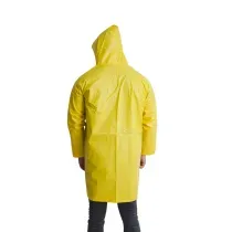 Capa Impermeável Pvc Forrado Amarela Com Capuz Botão Xg 06CAP0010010 Maicol CA 28191