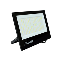 Projetor de LED 200W 6500K 1500Lm IP65 60° Alumínio Preto Bivolt SLIM200 AVANT