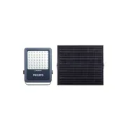 Luminária Solar Led Projetor Sobrepor Abs Cinza S/Refletor Vidro Ip-65 3,2V 6500K 30W Smartbright BVC080LED40765SOLAR Philips