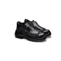 Botina Microfibra Elástico PU BI Composite Antiperfurante Aramida Preta 38 4031BEPM1662EL Bracol