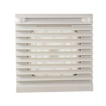 Acessório Ventilador/Climatizador Grade Protetora Plástica 80mm Cinza com Filtro para Ventilador PV801 Metaltex