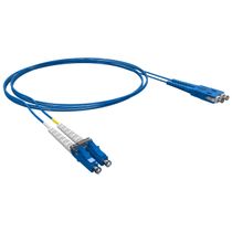 Cabo patch cord 02 fibras 9/125 micrômetro duplex LSZH azul LC/UPC para SC/UPC 1500mm 33004500 Furukawa