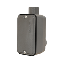 Condulete Fixo Simples Lb Alumínio Cinza 3/4" NPT com Tampa e Vedação IP-65 Conduletzel E046042030 Wetzel