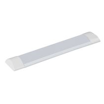 Luminária LED Comercial Slim Retangular Sobrepor Plástico Branca IP-20 100-240V 6500K 9W 585 Lumens LED Slim 05930 Ourolux