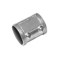 Conector Eletroduto Reto Lisa Alumínio com Vedação Sem Rosca 1" Cinza UR100c-pb Daisa