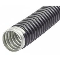 Eletroduto flexível metálico PVC 2" BSP macho giratório/fêmea giratório IP-65 15m preto Sealflex SNPZ-60-2 SPTF