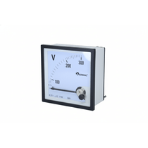 Voltímetro painel analógico ferro móvel metálico 96x96mm corrente alternada VCA 0-300VCA 1,5 5VOL96300 Altronic