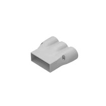 Adaptador Eletroduto Canaleta 3 Saídas 1" Termoplástico Sem Revestimento Branco 25MM DT4804100ABS Dutotec