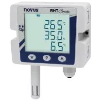 Transmissor de Temperatura Haste -40 a 100G 4 1/2 dígitos 4-20 mA 12-30VCC IP-65 RHT Climate DM 8804111101 Novus