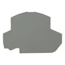 Tampa de Conector de Passagem em Poliamida Cinza 2,5mm2 Borne BTWI TFBTWI2,52F Weg