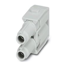 Porta contato tomada múltipla fêmea/macho 2 polos 70A 1000V 1,5-25mm2 HCM02ATF16 Phoenix Contact