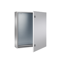 Acessório painel modular porta aço inoxidável para Caixa AE cinza 1016600 Rittal