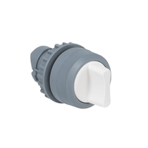 Cabeçote Comutador de Comando Iluminado Knob Curto 3 Posições Giratório Branco CEWCKIM3F450WH Weg