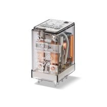 Rele Industrial Plugue 24V CC 10A 2 Reversíveis Série 55 551290240000 Finder