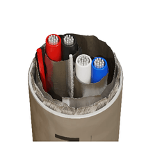 Cabo Rede 2Pares 18/15AWG Azul/Branco/Preto/Vermelho PVC Cinza 105G 300V Device DEVICETHICKBR82 Belden