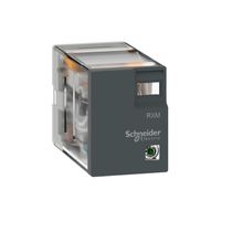 Rele Interface Caixa Fechada Plug-in 24V 3A com LED 4NAF RXM4LB2B7 Schneider