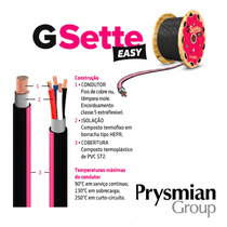 Cabo Flexível 1KV 90G Hepr 3X16MM2 Preta G7Supereasy Prysmian