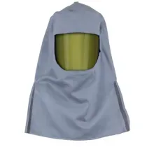 Capuz contra arco elétrico Nomex Protera cinza/verde com pala T= Único risco IV Carrasco 46190071 Vectra Work