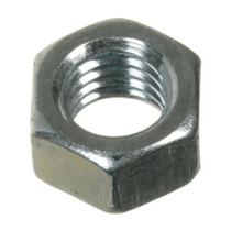 Porca Sextavada Aço Carbono Galvanizado Eletrolitico Unificada Grossa (Unc) Direita 3/8" 16 Fpp - DP618 - DISPAN