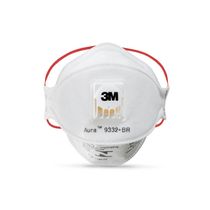 Respirador Descartável Dobrável 3 Painéis Branca Com Válvula Pff3-Sl Aura 9332 Hb004836878 3M