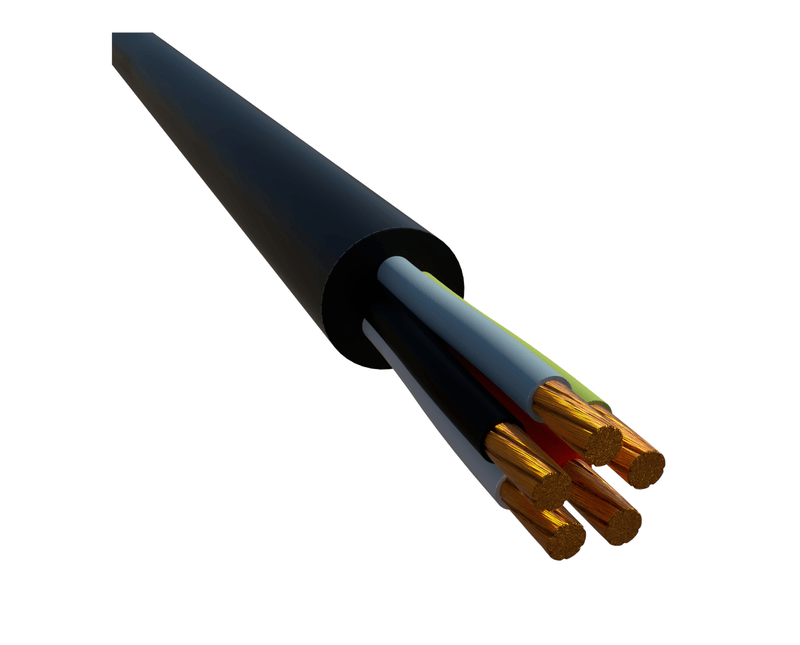 CABO FLEXIVEL 1KV 90G HEPR 5X1,5MM2 PT NEXANS HEPR-PVC-1