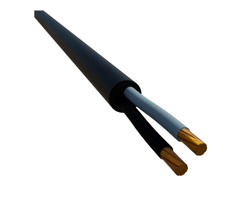 CABO FLEXIVEL 1KV 90G HEPR 2X4MM2 PT NEXANS HEPR-PVC-2