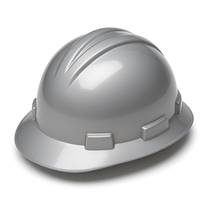 Capacete Aba Frontal Cinza Aluminio Simples Sem Jugular V-Gard 311849 Msa