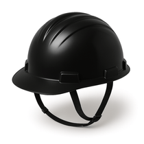 Capacete Aba Frontal Preta Simples Com Jugular V-Gard 311819 Msa