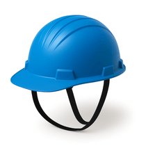 Capacete Aba Frontal Azul Simples Com Jugular V-Gard Mineiro 297493 Msa