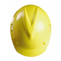 Capacete Aba Frontal Amarela Simples Sem Jugular V-Gard Mineiro 297473 Msa
