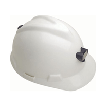 Capacete Aba Frontal Branca Simples Sem Jugular V-Gard Mineiro 297482 Msa