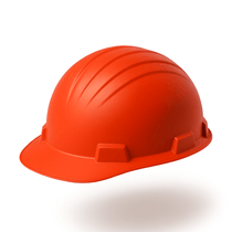 Capacete Aba Frontal Vermelha Simples Sem Jugular V-Gard Mineiro 297483 Msa