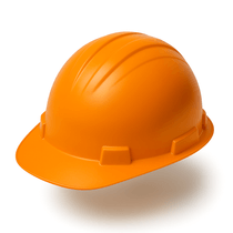 Capacete Aba Frontal Laranja Cvrd Simples Com Jugular V-Gard Mineiro 297560 Msa