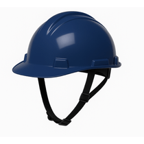 Capacete Aba Frontal Azul Simples Com Jugular V-Gard 500 311389 Msa