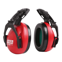 Abafador De Ruído Concha Acoplável Ao Capacete Vermelha 20Db Xls 216746 Msa