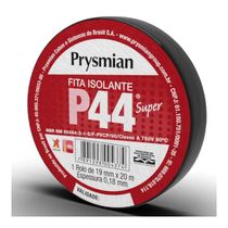 Fita Isolante P44 Preta Classe A 750V 19MMX20M 18180243 Prysmian