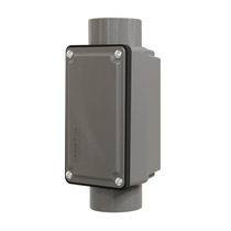 Condulete Alumínio C 2" BSP Cinza Com Tampa Com Vedação E002020070 Wetzel