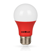 Lâmpada Led G45 Bolinha E27 Vermelha Bivolt 3W 400LM Super Led S30 Colors 05434 Ourolux