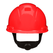 Capacete Aba Frontal Vermelha Catraca Com Jugular Securefit H-700 Hb004726772 3M