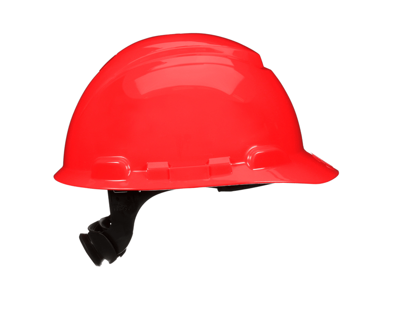 Capacete Aba Frontal Vermelha Catraca Com Jugular Securefit H-700 Hb004726772 3M-2