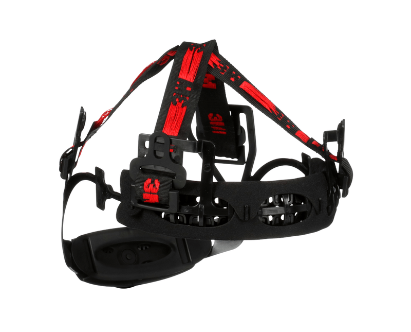 Capacete Aba Frontal Vermelha Catraca Com Jugular Securefit H-700 Hb004726772 3M-4