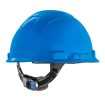 Capacete Aba Frontal Azul Claro Simples Com Jugular H-700 Hb004570907 3M