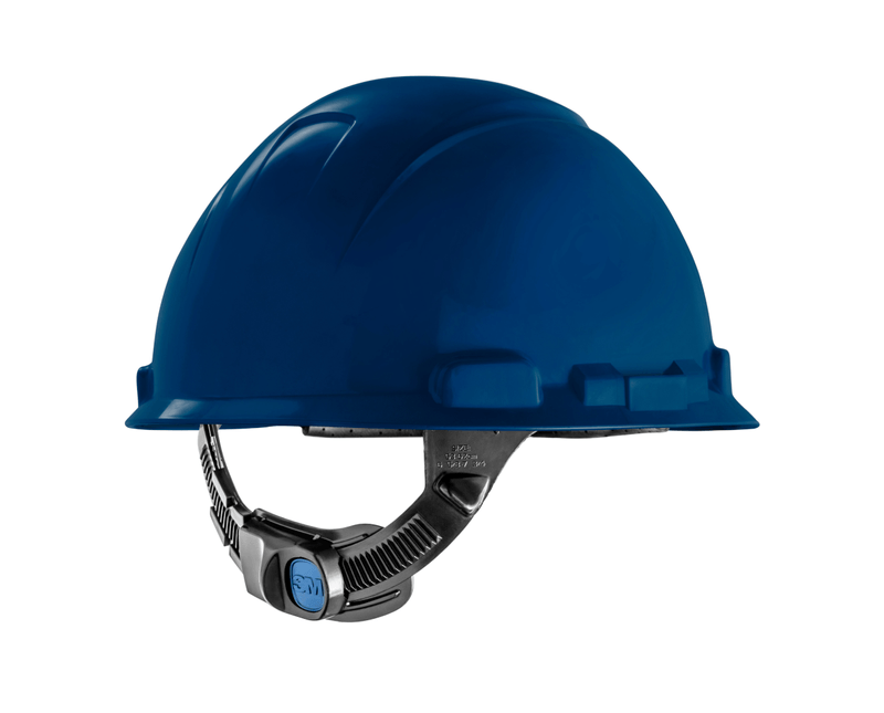 Capacete Aba Frontal Azul Escuro Simples Com Jugular H-700 Hb004570915 3M-1