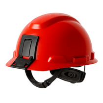 Capacete Aba Frontal Vermelha Catraca Com Jugular Com Refletivo H-700 Hb004732481 3M