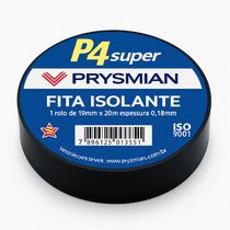 Fita Isolante P44 Preta Classe C 750V 19MMX20M 18180019 Prysmian